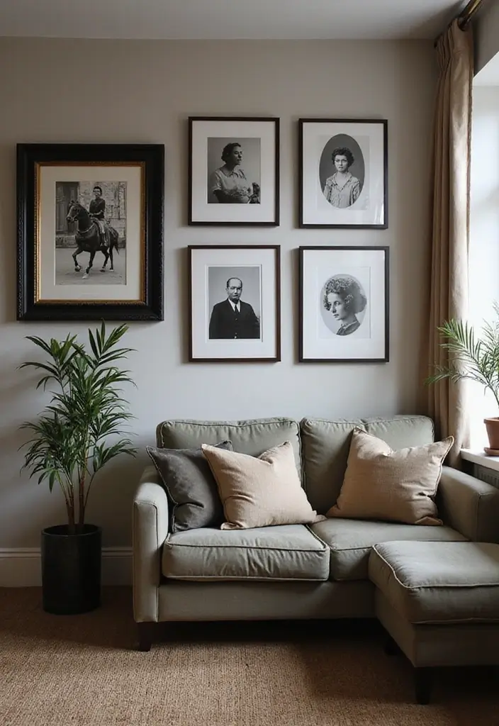 27 Scandinavian Black and White Ideas for a Classic Look 11 27 Scandinavian Black and White Ideas for a Classic Look - 11. Vintage Black and White Art