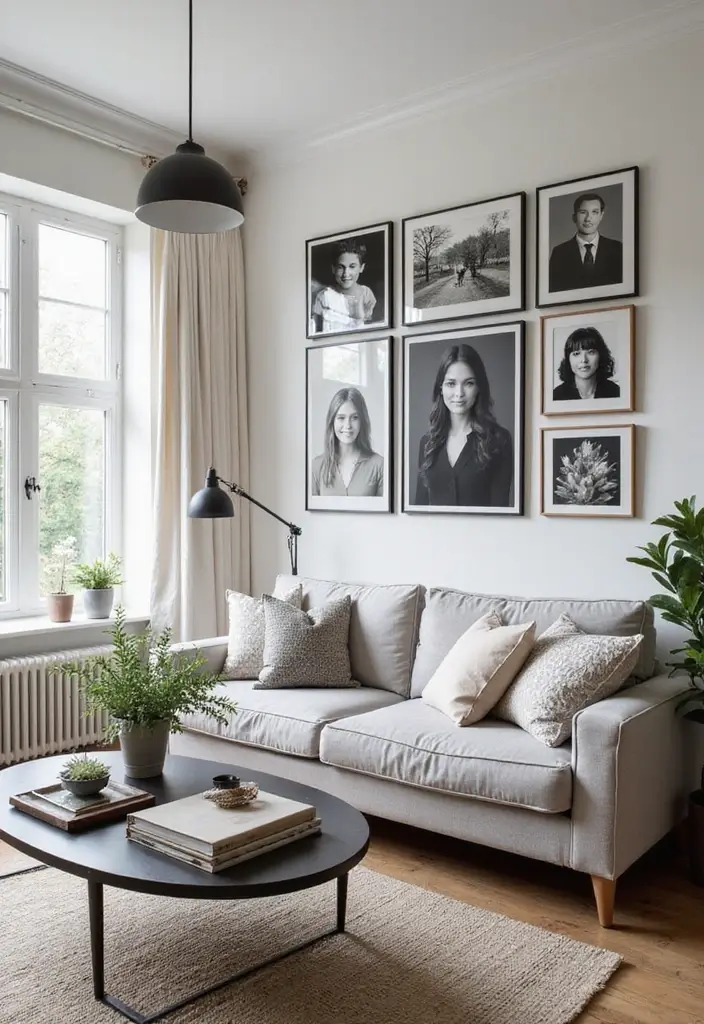 27 Scandinavian Black and White Ideas for a Classic Look 14 27 Scandinavian Black and White Ideas for a Classic Look - 14. Black and White Portraits