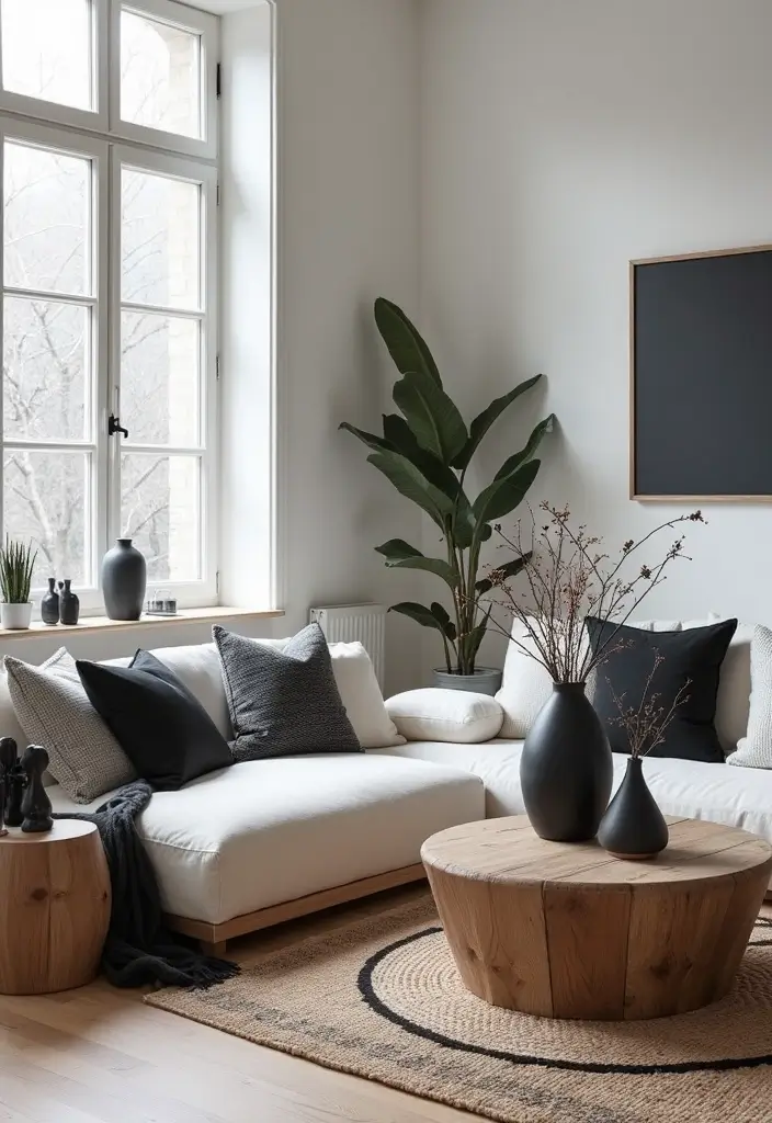 27 Scandinavian Black and White Ideas for a Classic Look 25 27 Scandinavian Black and White Ideas for a Classic Look - 25. Black and White Home Accessories