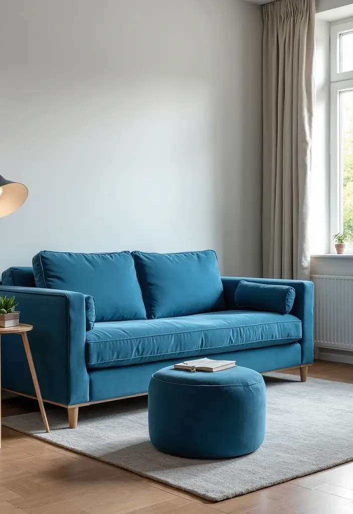 27 Scandinavian Blue Living Room Ideas for a Bold Nordic Vibe 25 27 Scandinavian Blue Living Room Ideas for a Bold Nordic Vibe - 25. Multi-Functional Blue Furniture