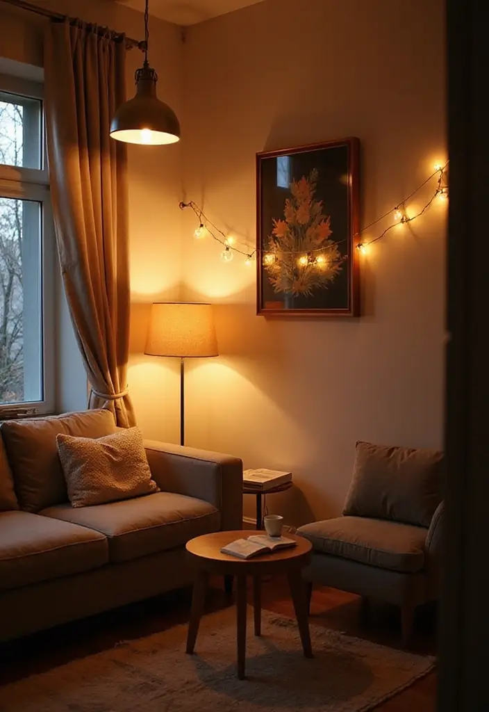 27 Scandinavian Reading Nook Designs That Spark Relaxation 15 27 Scandinavian Reading Nook Designs That Spark Relaxation - 15. Layered Lighting