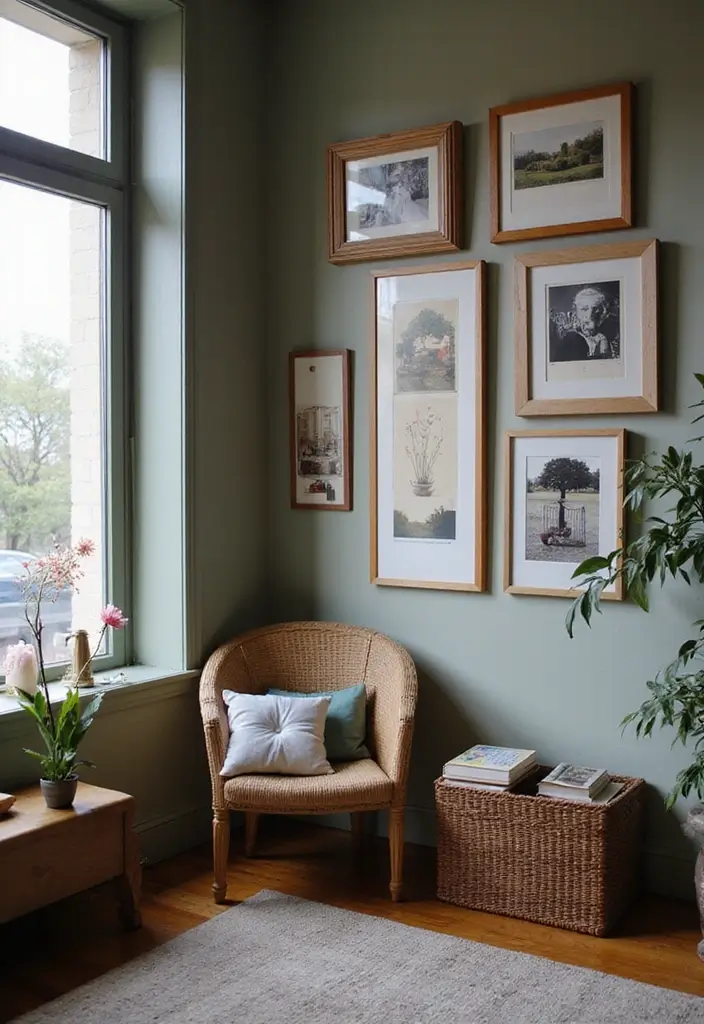 27 Scandinavian Reading Nook Designs That Spark Relaxation 16 27 Scandinavian Reading Nook Designs That Spark Relaxation - 16. Artful Display