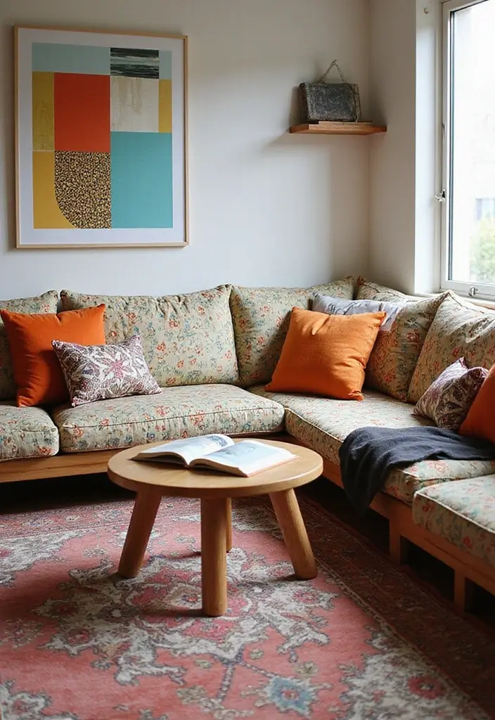 27 Scandinavian Reading Nook Designs That Spark Relaxation 23 27 Scandinavian Reading Nook Designs That Spark Relaxation - 23. Fun Fabrics