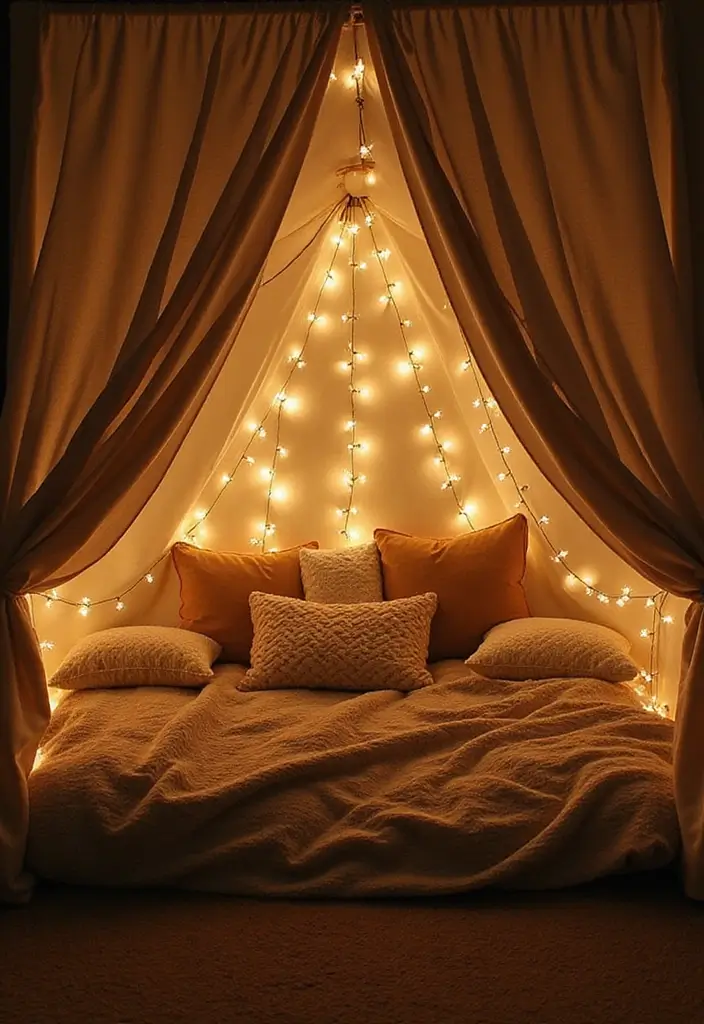 27 Scandinavian Reading Nook Designs That Spark Relaxation 27 27 Scandinavian Reading Nook Designs That Spark Relaxation - 27. Cozy Blanket Fort