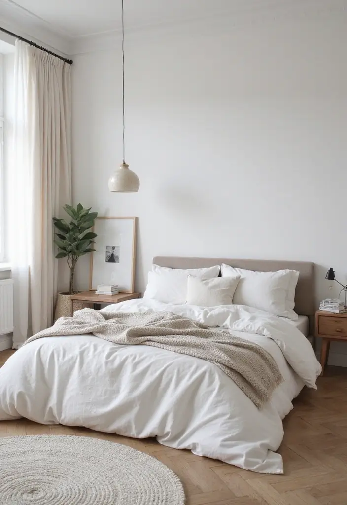 27 Scandinavian Room Decor Ideas That Feel Serene and Minimal 17 27 Scandinavian Room Decor Ideas That Feel Serene and Minimal - 17. Scandinavian Bedroom Retreat