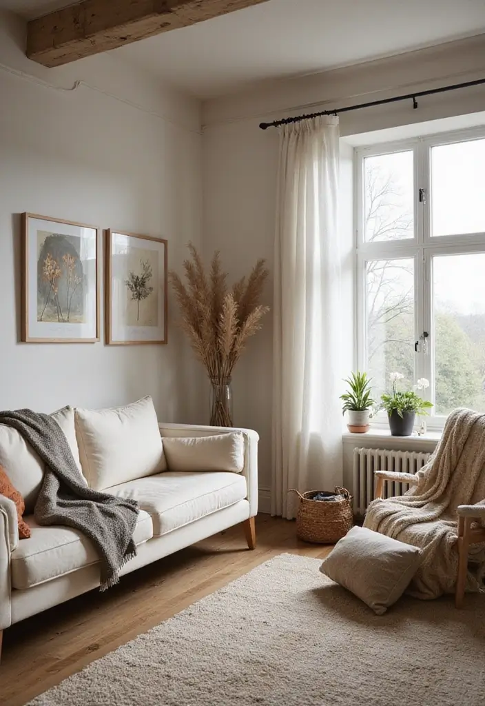 27 Scandinavian Room Decor Ideas That Feel Serene and Minimal 25 27 Scandinavian Room Decor Ideas That Feel Serene and Minimal - 25. Prioritize Comfort