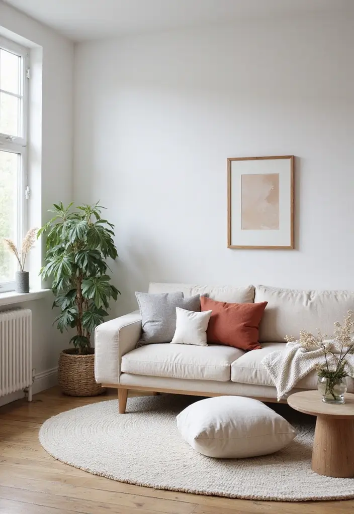 27 Scandinavian Room Decor Ideas That Feel Serene and Minimal 26 27 Scandinavian Room Decor Ideas That Feel Serene and Minimal - 26. Thoughtful Color Accents