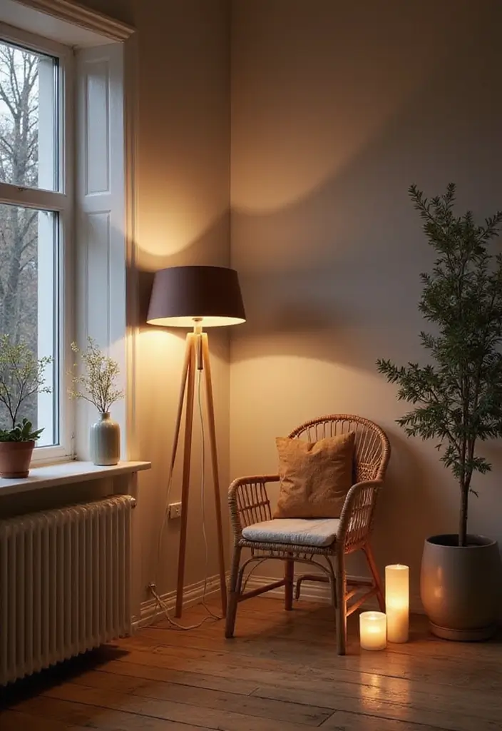 27 Scandinavian Room Decor Ideas That Feel Serene and Minimal 4 27 Scandinavian Room Decor Ideas That Feel Serene and Minimal - 4. Layer Lighting