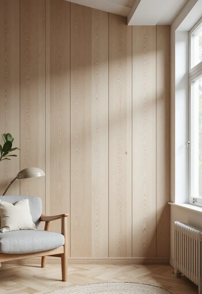 27 Scandinavian Room Decor Ideas That Feel Serene and Minimal 9 27 Scandinavian Room Decor Ideas That Feel Serene and Minimal - 9. Textured Wall Treatments