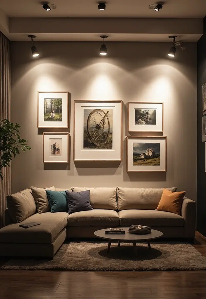 27 Scandinavian Style Lighting Ideas That Brighten Your Home 16 27 Scandinavian Style Lighting Ideas That Brighten Your Home - 16. Spotlights for Drama