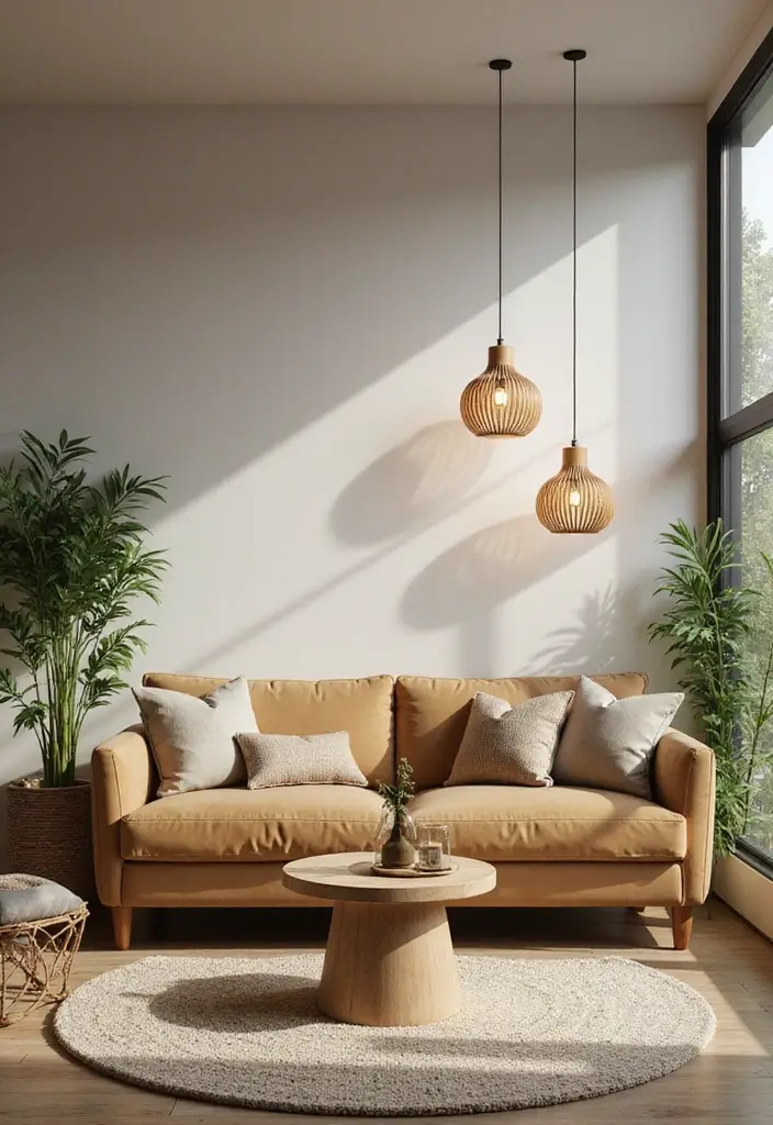 27 Scandinavian Style Lighting Ideas That Brighten Your Home 26 27 Scandinavian Style Lighting Ideas That Brighten Your Home - 26. Nature-Inspired Lighting