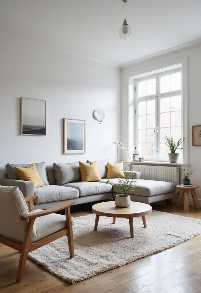27 Small Scandinavian Living Room Designs That Feel Spacious 15 27 Small Scandinavian Living Room Designs That Feel Spacious - 15. Minimalism Meets Functionality