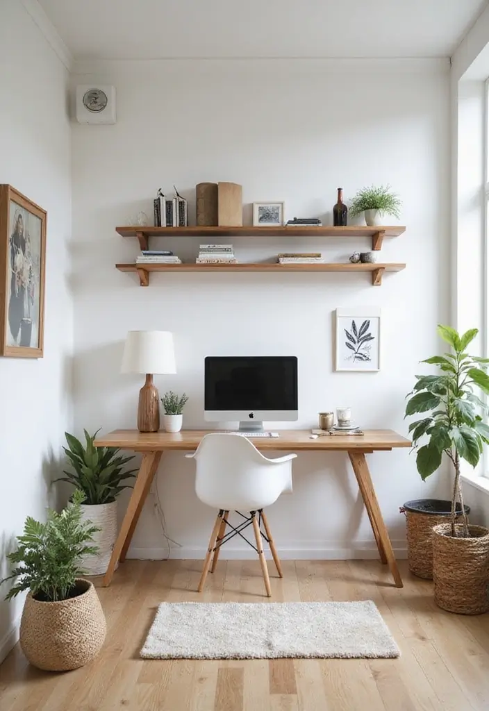 27 Small Scandinavian Living Room Designs That Feel Spacious 16 27 Small Scandinavian Living Room Designs That Feel Spacious - 16. Wall-mounted Furniture