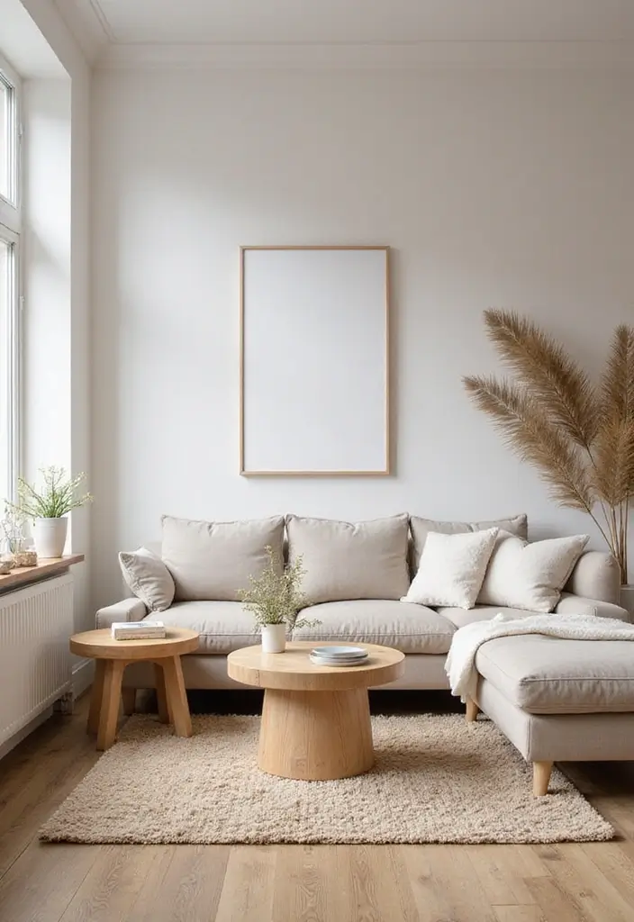 27 Small Scandinavian Living Room Designs That Feel Spacious 2 27 Small Scandinavian Living Room Designs That Feel Spacious - 2. Natural Wood Accents