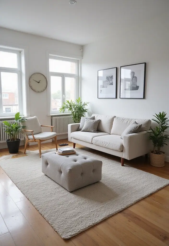 27 Small Scandinavian Living Room Designs That Feel Spacious 3 27 Small Scandinavian Living Room Designs That Feel Spacious - 3. Multi-Functional Furniture