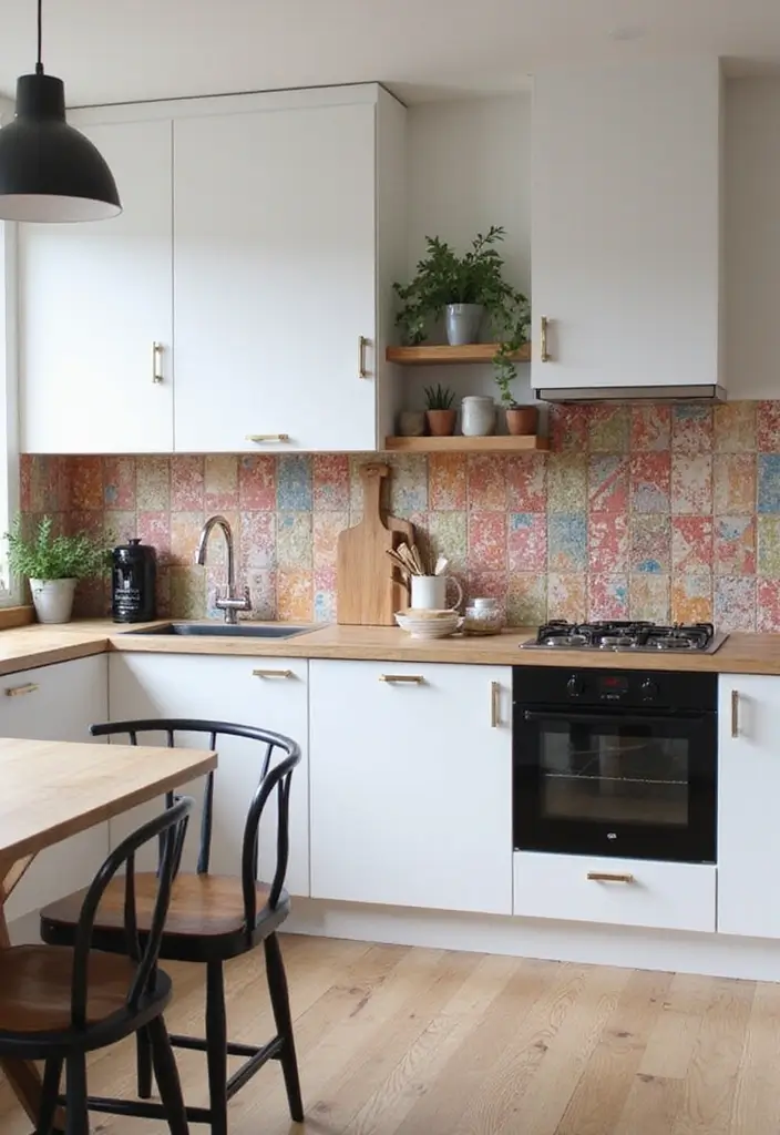 28 Cozy Scandinavian Kitchen Designs for Everyday Comfort 10 28 Cozy Scandinavian Kitchen Designs for Everyday Comfort - 10. Statement Backsplashes