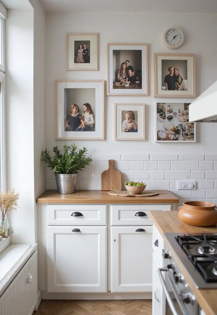 28 Cozy Scandinavian Kitchen Designs for Everyday Comfort 16 28 Cozy Scandinavian Kitchen Designs for Everyday Comfort - 16. Personalized Wall Art