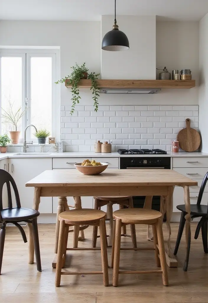 28 Cozy Scandinavian Kitchen Designs for Everyday Comfort 18 28 Cozy Scandinavian Kitchen Designs for Everyday Comfort - 18. Unique Furniture Pieces