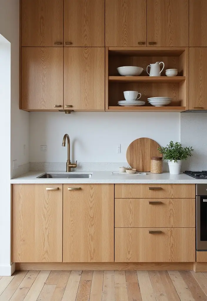 28 Cozy Scandinavian Kitchen Designs for Everyday Comfort 2 28 Cozy Scandinavian Kitchen Designs for Everyday Comfort - 2. Natural Wood Accents