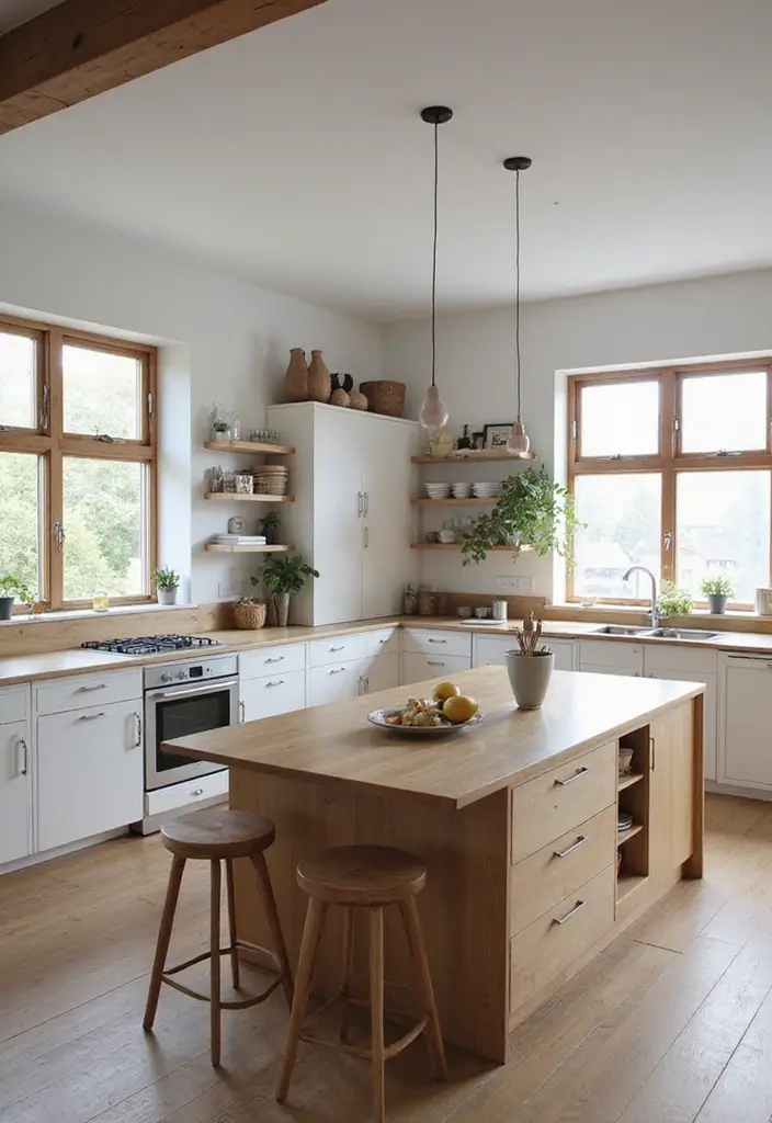 28 Cozy Scandinavian Kitchen Designs for Everyday Comfort 3 28 Cozy Scandinavian Kitchen Designs for Everyday Comfort - 3. Functional Layouts