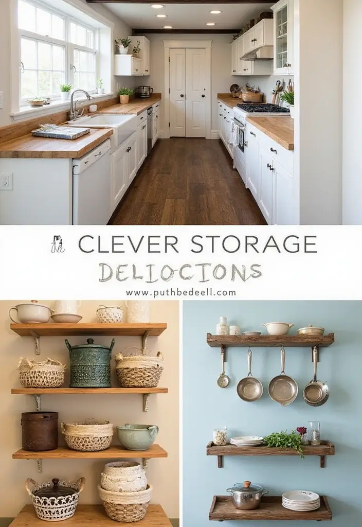 28 Scandinavian Boho Kitchen Ideas That Mix Style and Soul 15 28 Scandinavian Boho Kitchen Ideas That Mix Style and Soul - 15. Clever Storage Solutions