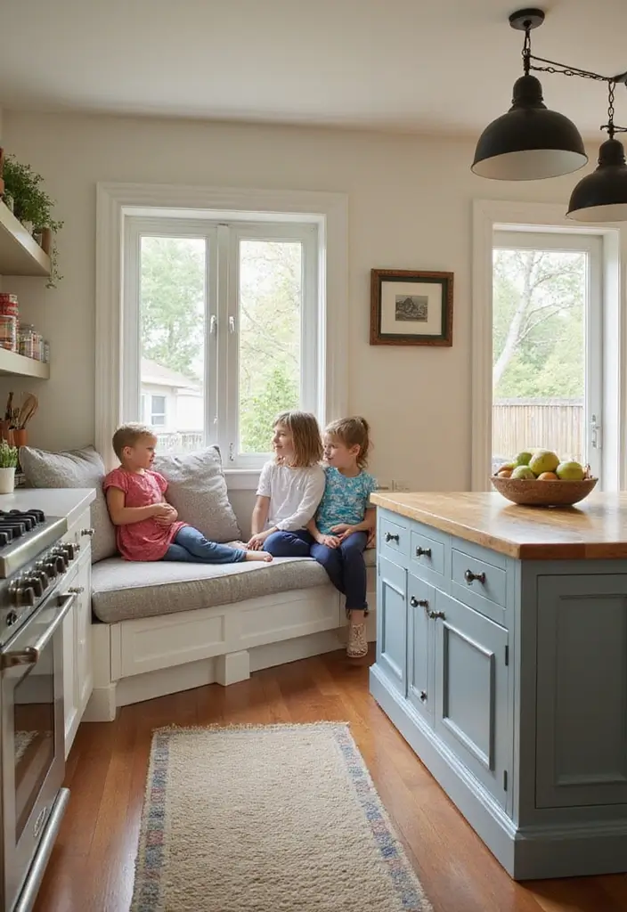 28 Scandinavian Boho Kitchen Ideas That Mix Style and Soul 28 28 Scandinavian Boho Kitchen Ideas That Mix Style and Soul - 28. Family-Friendly Spaces