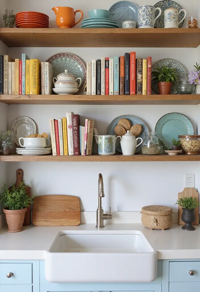 28 Scandinavian Boho Kitchen Ideas That Mix Style and Soul 7 28 Scandinavian Boho Kitchen Ideas That Mix Style and Soul - 7. Open Shelving