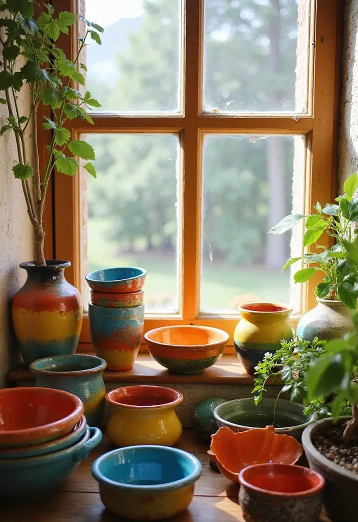 28 Scandinavian Ceramic Ideas for Authentic Nordic Decor 13 28 Scandinavian Ceramic Ideas for Authentic Nordic Decor - 13. Colorful Glazes: Rainbow of Options