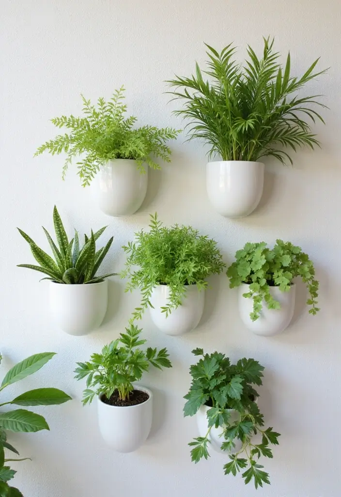 28 Scandinavian Ceramic Ideas for Authentic Nordic Decor 18 28 Scandinavian Ceramic Ideas for Authentic Nordic Decor - 18. Wall-Mounted Planters: Space-Saving Style