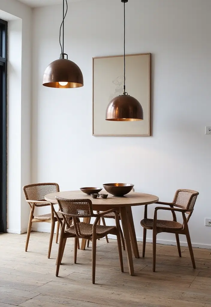 28 Scandinavian Dining Room Ideas That Elevate Everyday Meals 16 28 Scandinavian Dining Room Ideas That Elevate Everyday Meals - 16. Incorporate Metal Accents