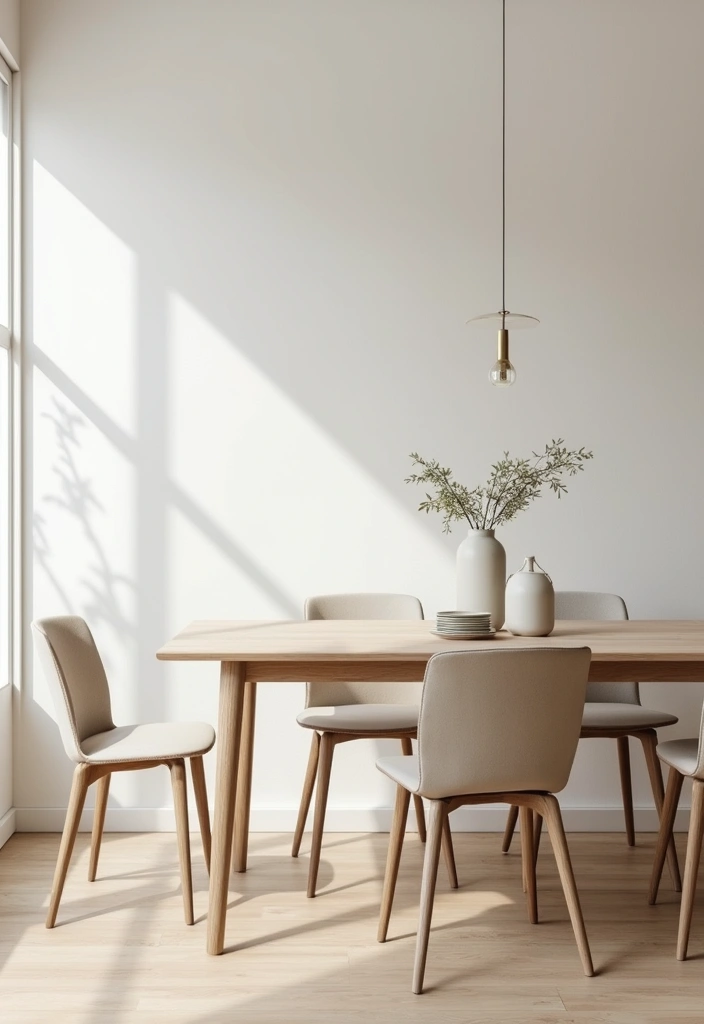 28 Scandinavian Dining Room Ideas That Elevate Everyday Meals 2 28 Scandinavian Dining Room Ideas That Elevate Everyday Meals - 2. Neutral Color Palettes