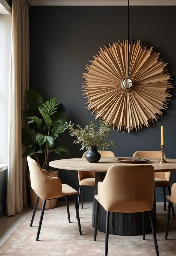 28 Scandinavian Dining Room Ideas That Elevate Everyday Meals 25 28 Scandinavian Dining Room Ideas That Elevate Everyday Meals - 25. Focal Point Decor