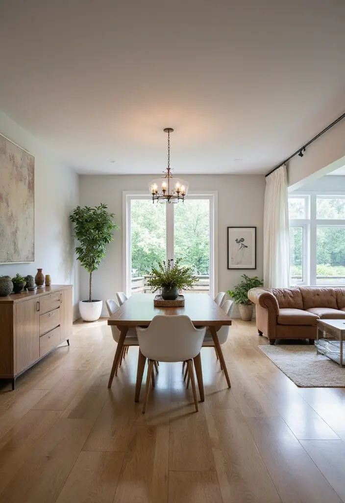 28 Scandinavian Dining Room Ideas That Elevate Everyday Meals 26 28 Scandinavian Dining Room Ideas That Elevate Everyday Meals - 26. Open Floor Plans