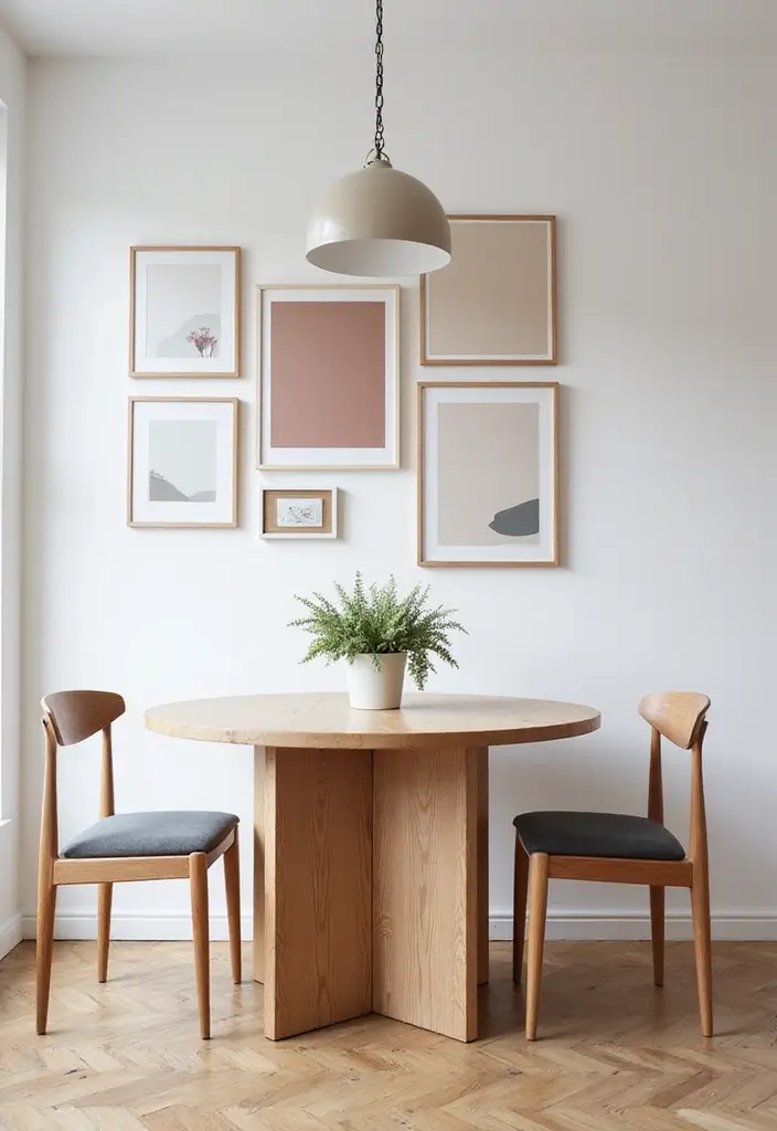 28 Scandinavian Dining Room Ideas That Elevate Everyday Meals 8 28 Scandinavian Dining Room Ideas That Elevate Everyday Meals - 8. Nordic-inspired Artwork
