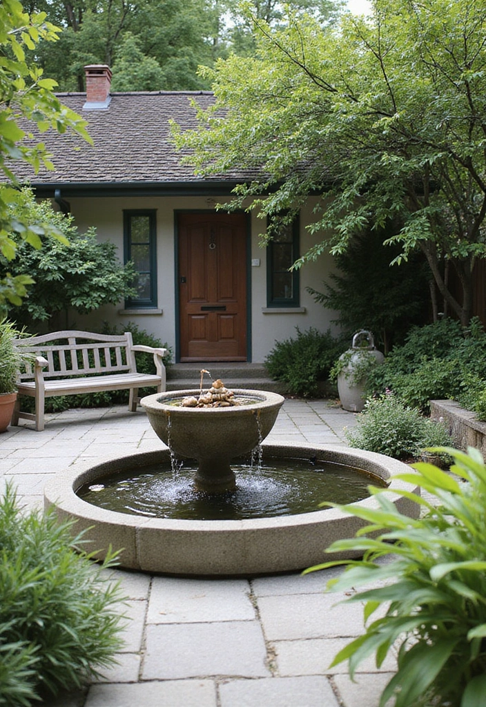 28 Scandinavian Terrace Ideas That Feel Open and Relaxing 10 28 Scandinavian Terrace Ideas That Feel Open and Relaxing - 10. Simple Water Features