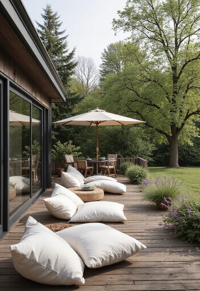 28 Scandinavian Terrace Ideas That Feel Open and Relaxing 11 28 Scandinavian Terrace Ideas That Feel Open and Relaxing - 11. Comfortable Lounging Areas