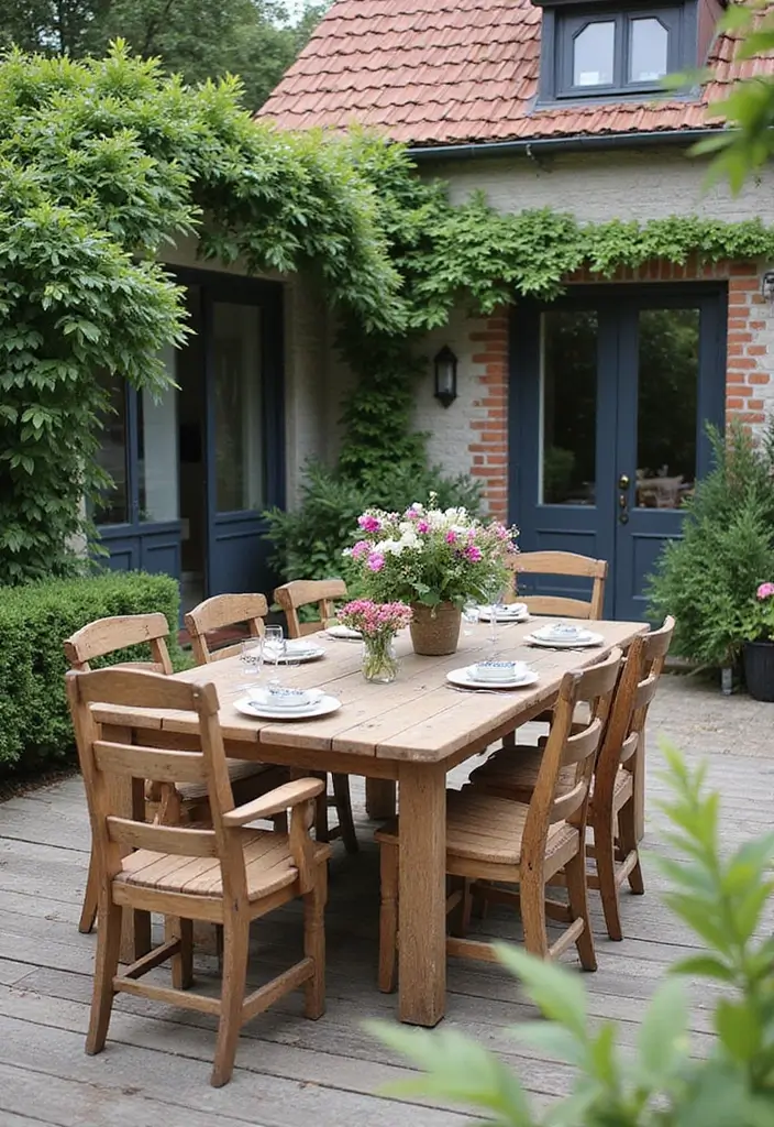 28 Scandinavian Terrace Ideas That Feel Open and Relaxing 12 28 Scandinavian Terrace Ideas That Feel Open and Relaxing - 12. Dining Al Fresco