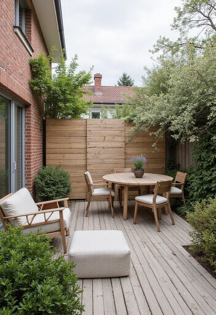 28 Scandinavian Terrace Ideas That Feel Open and Relaxing 17 28 Scandinavian Terrace Ideas That Feel Open and Relaxing - 17. Privacy Screens