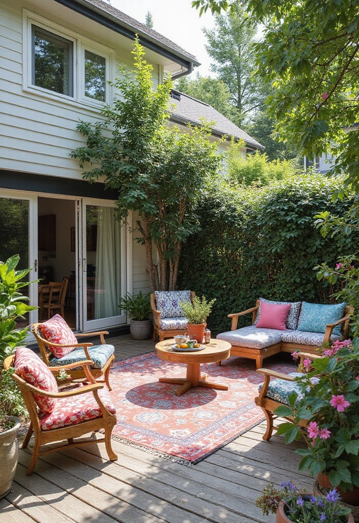 28 Scandinavian Terrace Ideas That Feel Open and Relaxing 21 28 Scandinavian Terrace Ideas That Feel Open and Relaxing - 21. Mix Styles