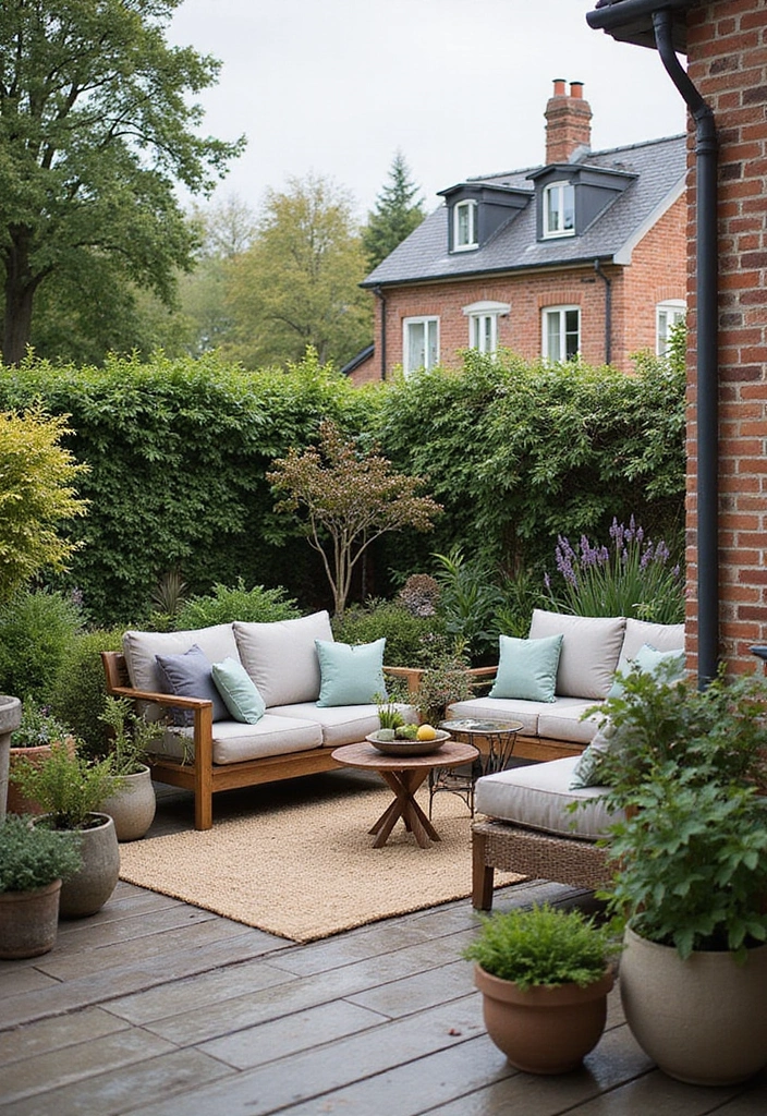 28 Scandinavian Terrace Ideas That Feel Open and Relaxing 22 28 Scandinavian Terrace Ideas That Feel Open and Relaxing - 22. Embrace the Seasons