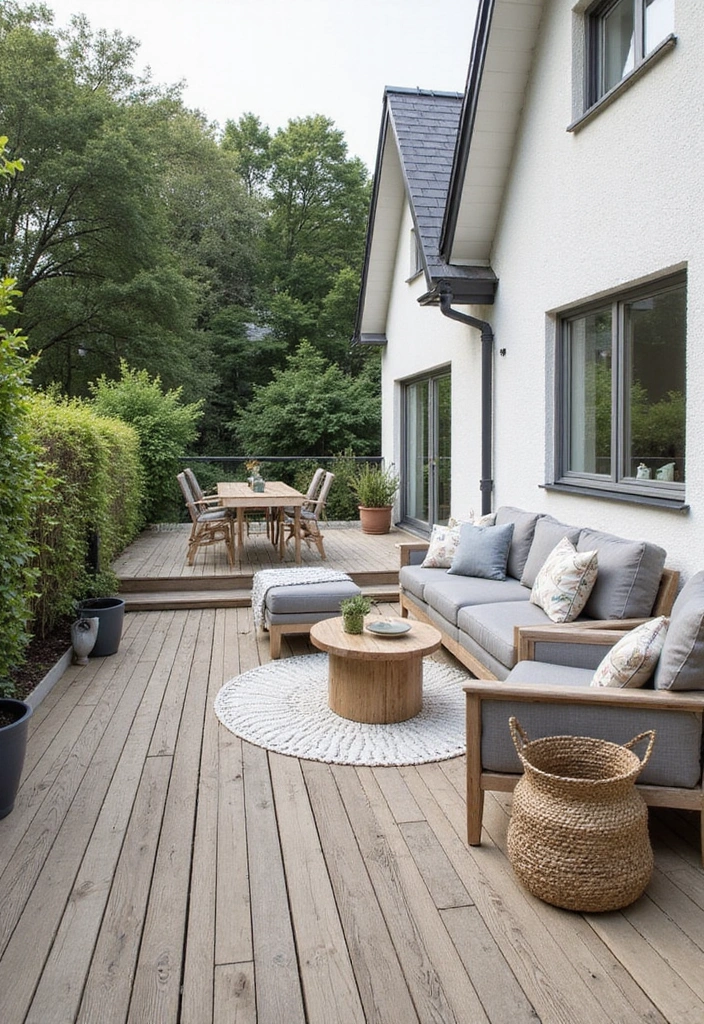 28 Scandinavian Terrace Ideas That Feel Open and Relaxing 24 28 Scandinavian Terrace Ideas That Feel Open and Relaxing - 24. Accessorize Wisely