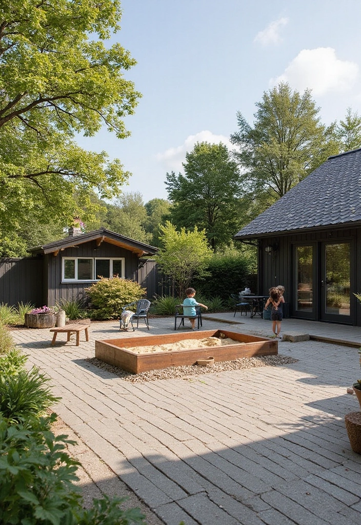 28 Scandinavian Terrace Ideas That Feel Open and Relaxing 26 28 Scandinavian Terrace Ideas That Feel Open and Relaxing - 26. Creating a Child-Friendly Space