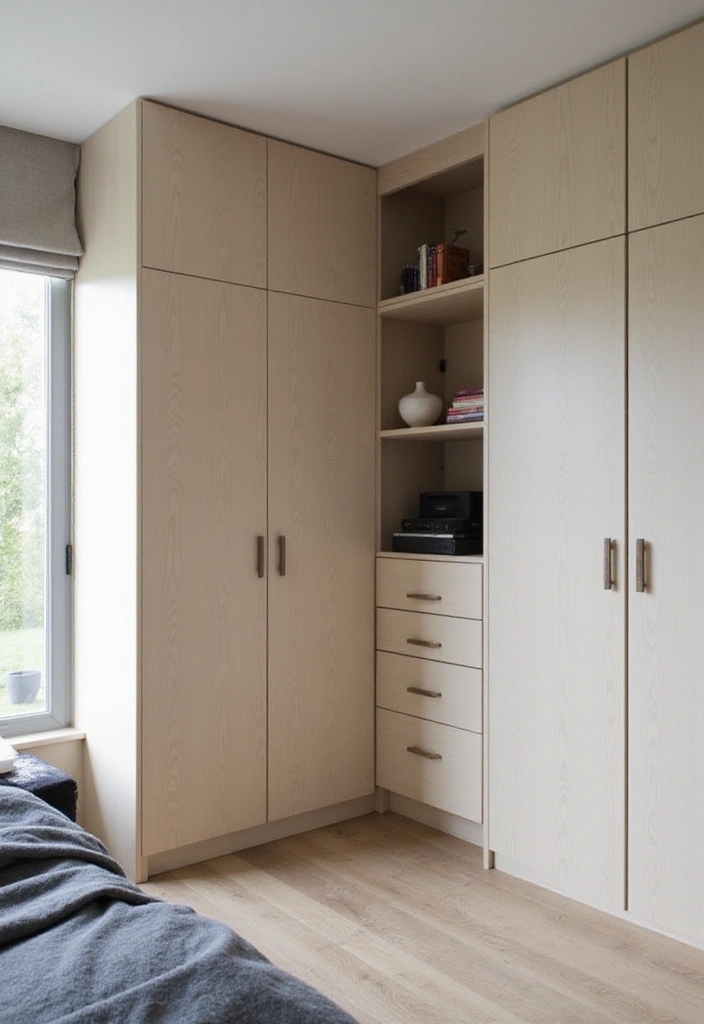 28 Small Bedroom Scandinavian Style Ideas That Maximize Comfort 13 28 Small Bedroom Scandinavian Style Ideas That Maximize Comfort - 13. Built-in Solutions