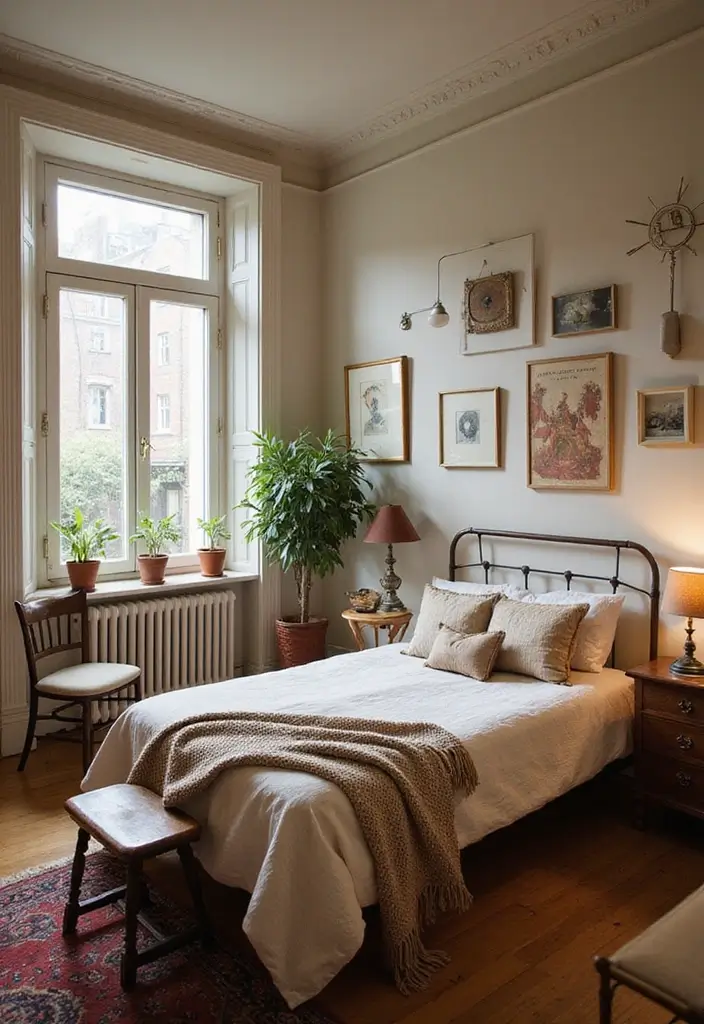 28 Small Bedroom Scandinavian Style Ideas That Maximize Comfort 21 28 Small Bedroom Scandinavian Style Ideas That Maximize Comfort - 21. Vintage Elements
