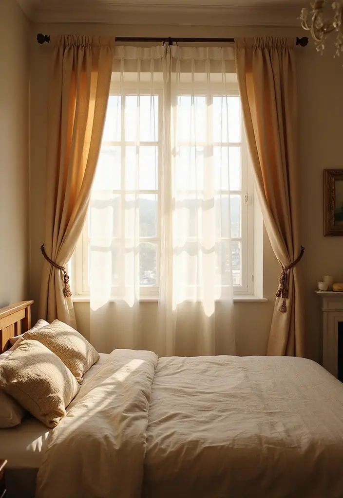 28 Small Bedroom Scandinavian Style Ideas That Maximize Comfort 22 28 Small Bedroom Scandinavian Style Ideas That Maximize Comfort - 22. Soft Curtains