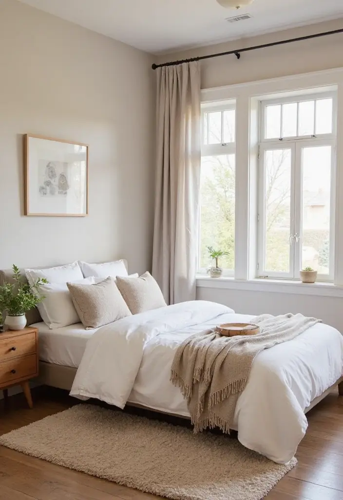 28 Small Bedroom Scandinavian Style Ideas That Maximize Comfort 24 28 Small Bedroom Scandinavian Style Ideas That Maximize Comfort - 24. Simplified Color Scheme