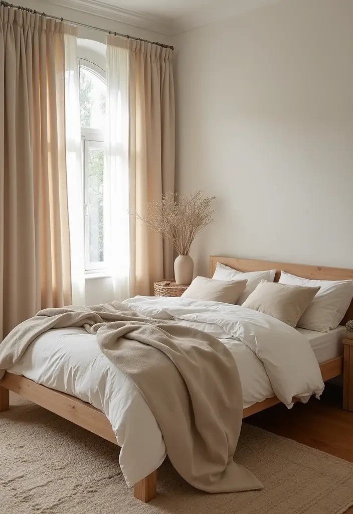 28 Small Bedroom Scandinavian Style Ideas That Maximize Comfort 3 28 Small Bedroom Scandinavian Style Ideas That Maximize Comfort - 3. Natural Materials