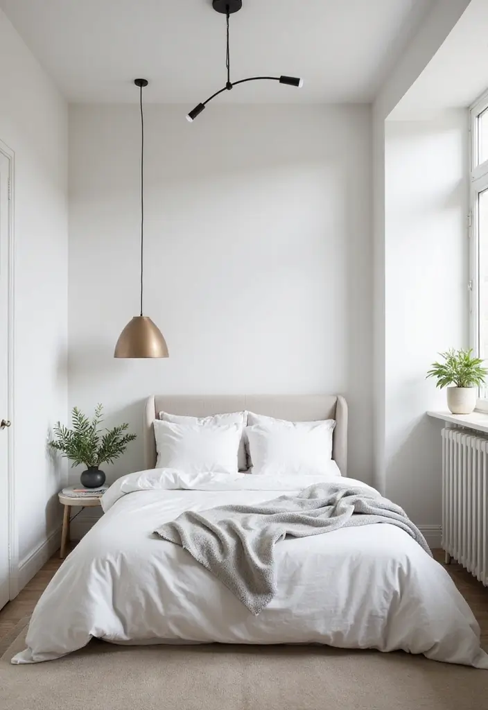 28 Small Bedroom Scandinavian Style Ideas That Maximize Comfort 4 28 Small Bedroom Scandinavian Style Ideas That Maximize Comfort - 4. Minimalist Decor