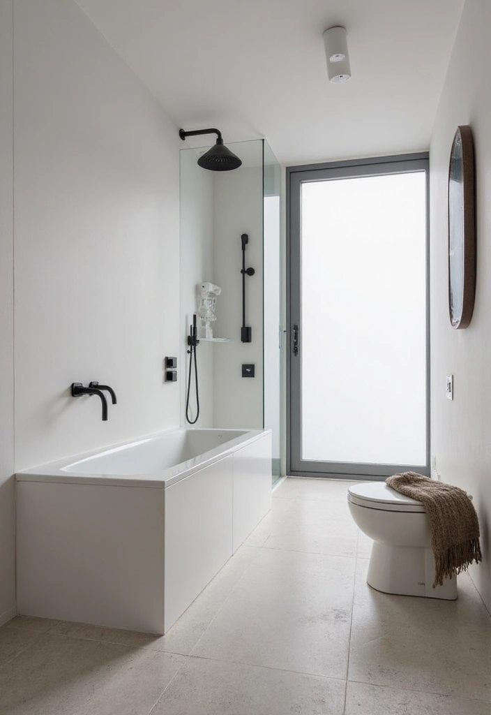 28 Small Scandinavian Bathroom Ideas That Look Bigger Instantly 11 28 Small Scandinavian Bathroom Ideas That Look Bigger Instantly - 11. Embrace Minimalist Fixtures