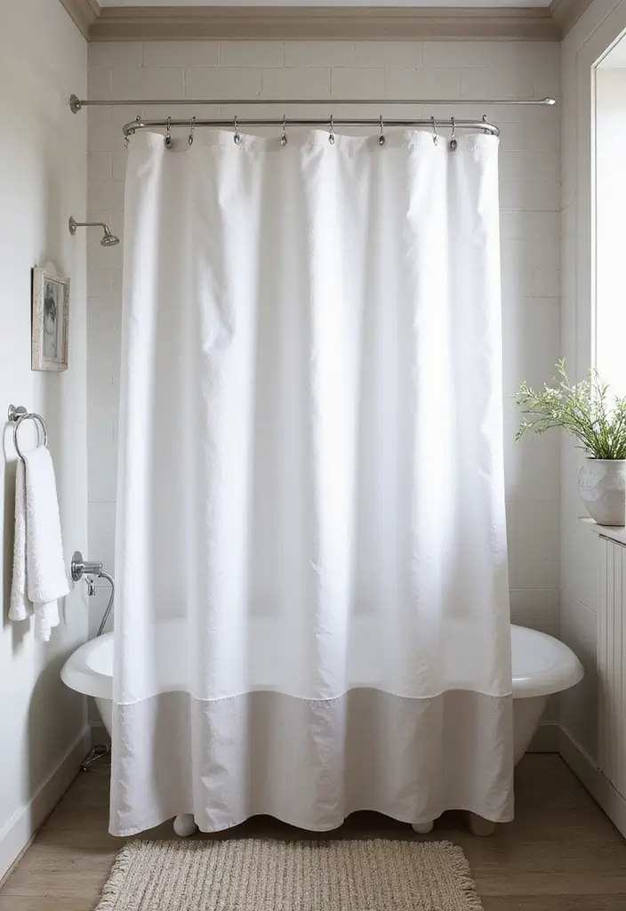 28 Small Scandinavian Bathroom Ideas That Look Bigger Instantly 13 28 Small Scandinavian Bathroom Ideas That Look Bigger Instantly - 13. Stylish Shower Curtains